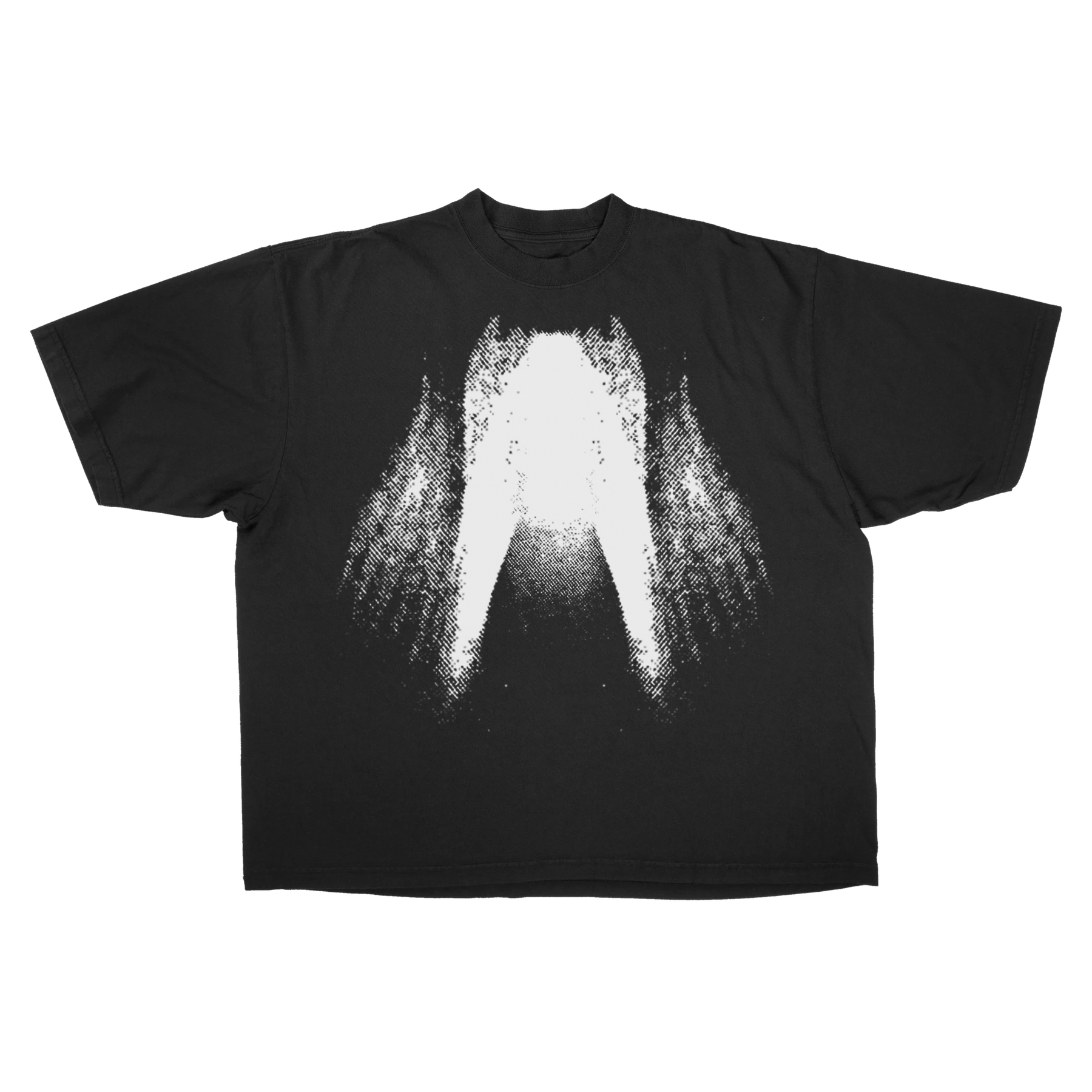 St Ghost Drop Tee - Black - Front