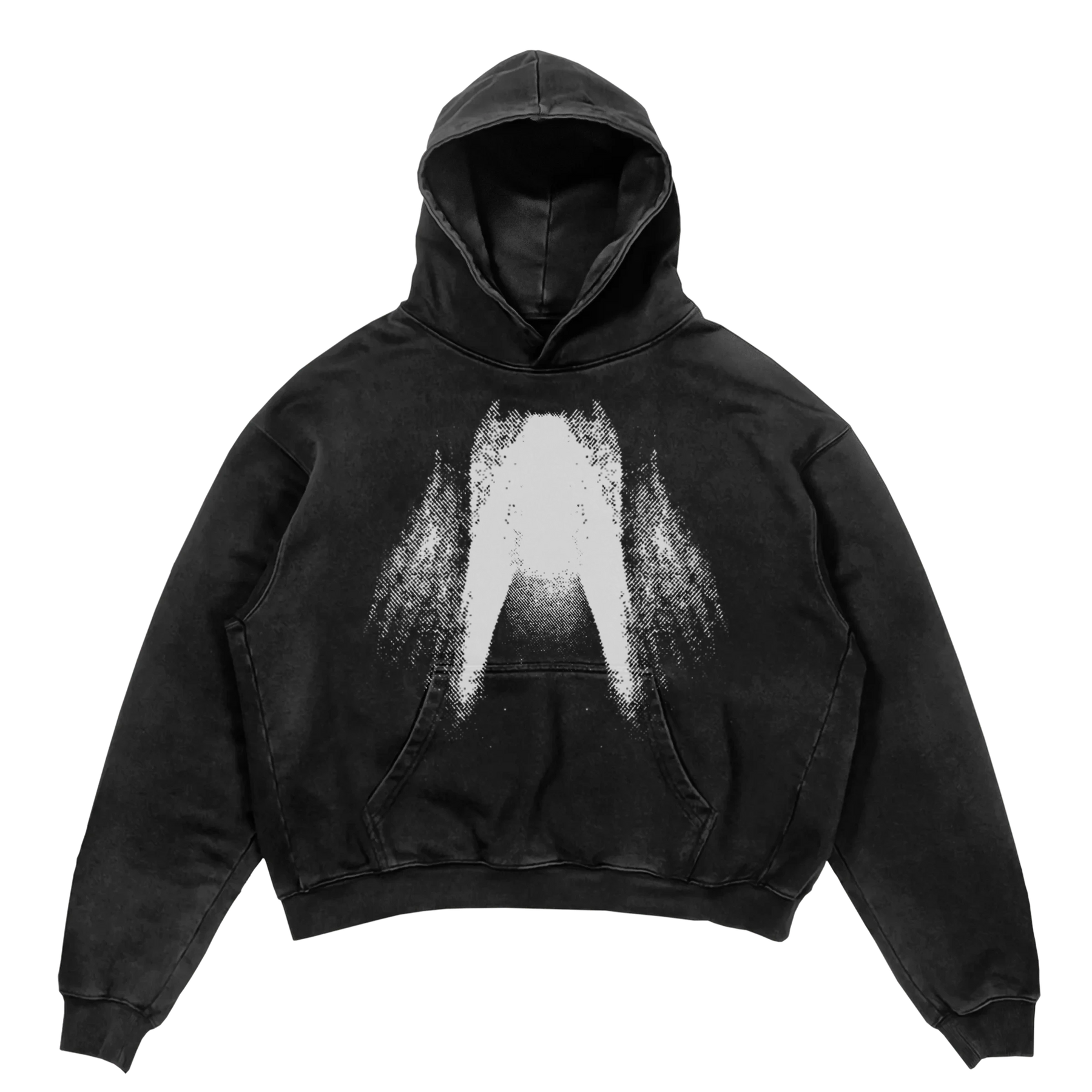 St Ghost Hoodie - Black - Front