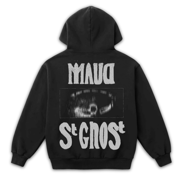 St Ghost Zip Up - Black - Back