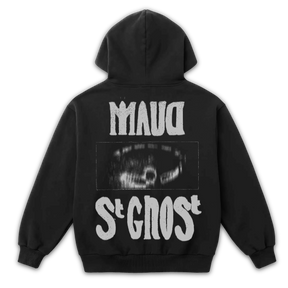 St Ghost Zip Up - Black - Back