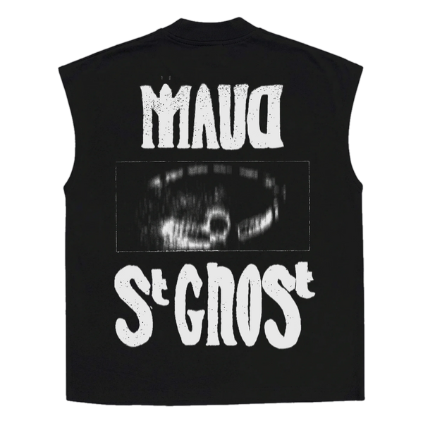 St Ghost Sleeveless Tee - Black - Back