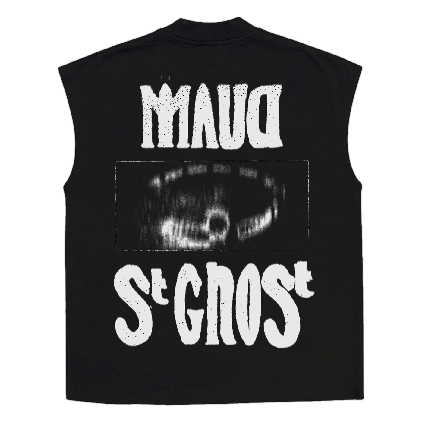 St Ghost Sleeveless Tee - Black - Back