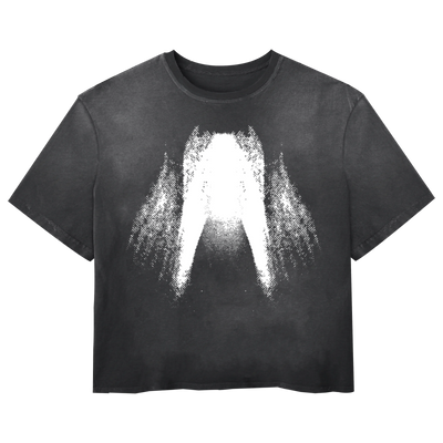 St Ghost Tee - Black - Front