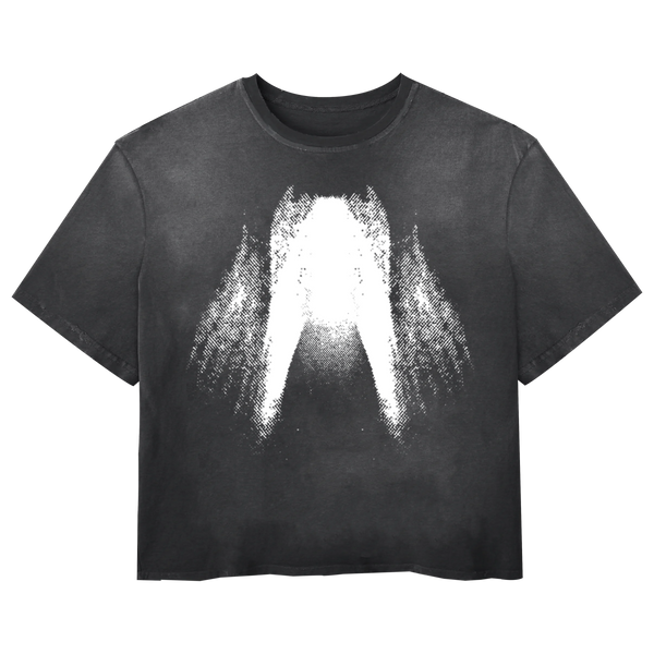 St Ghost Tee - Black - Front