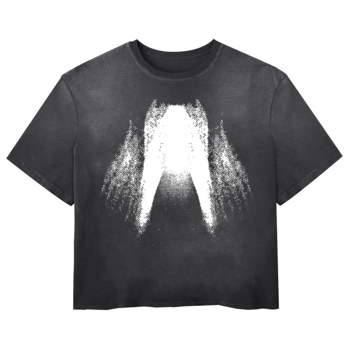 St Ghost Tee - Black - Front