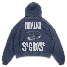 St Ghost Hoodie - Blue - Back