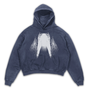 St Ghost Hoodie - Blue - Front
