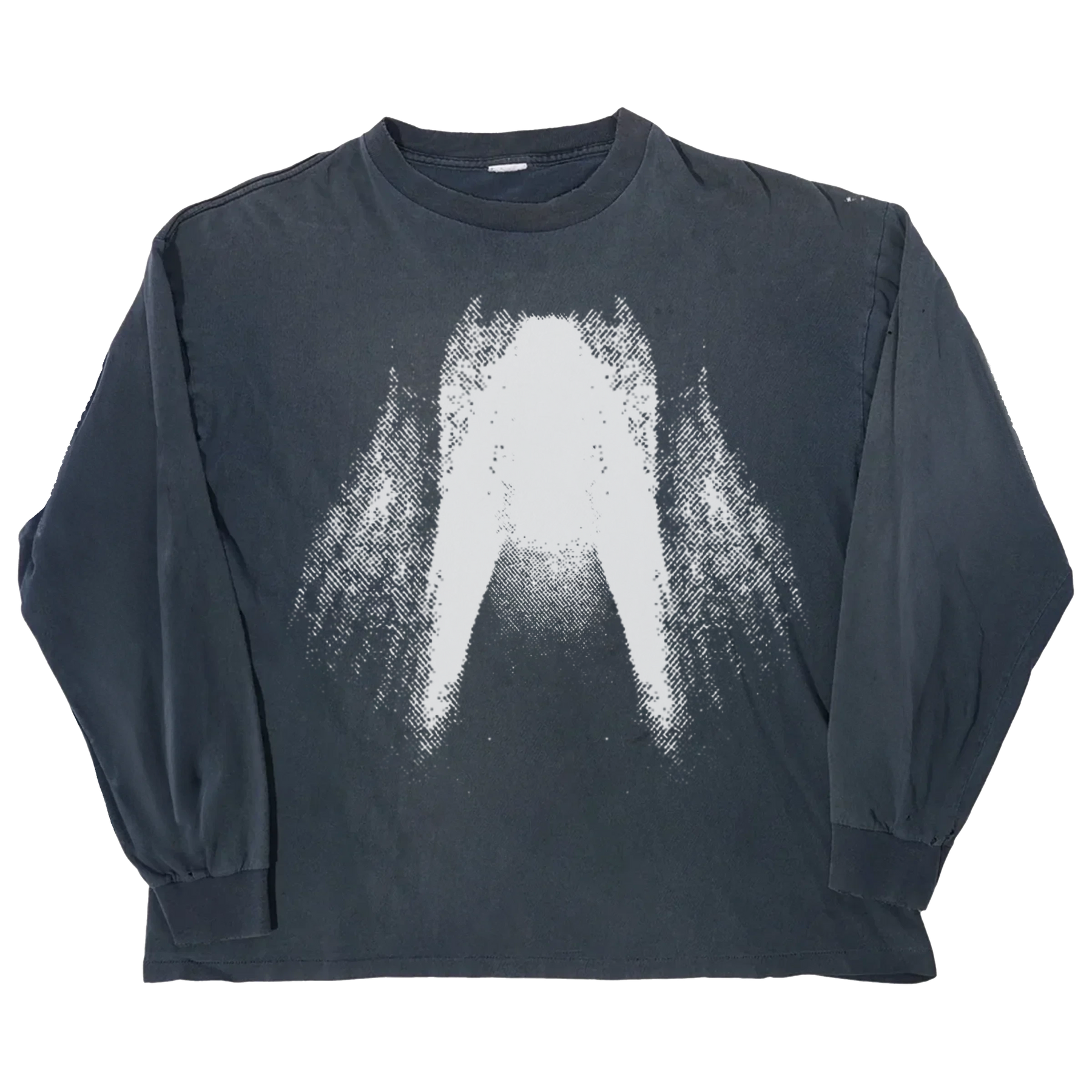 St Ghost L/S Tee - Blue - Front