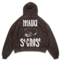St Ghost Hoodie - Brown - Back