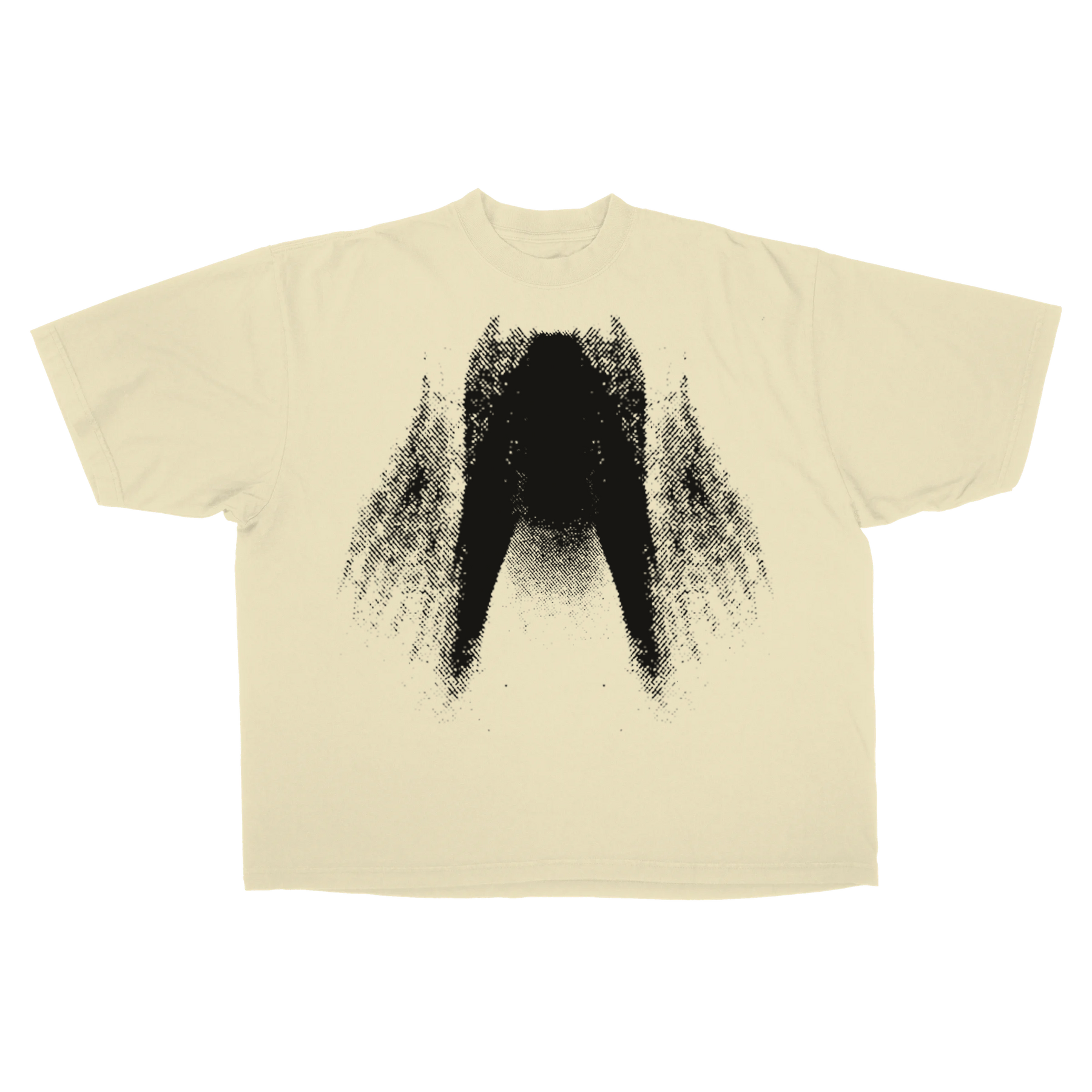 St Ghost Drop Tee - Cream - Front