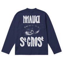 St Ghost Baggy L/S Tee - Blue - Back