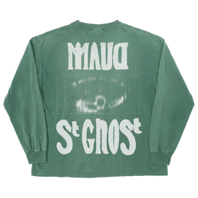 St Ghost L/S Tee - Green - Back