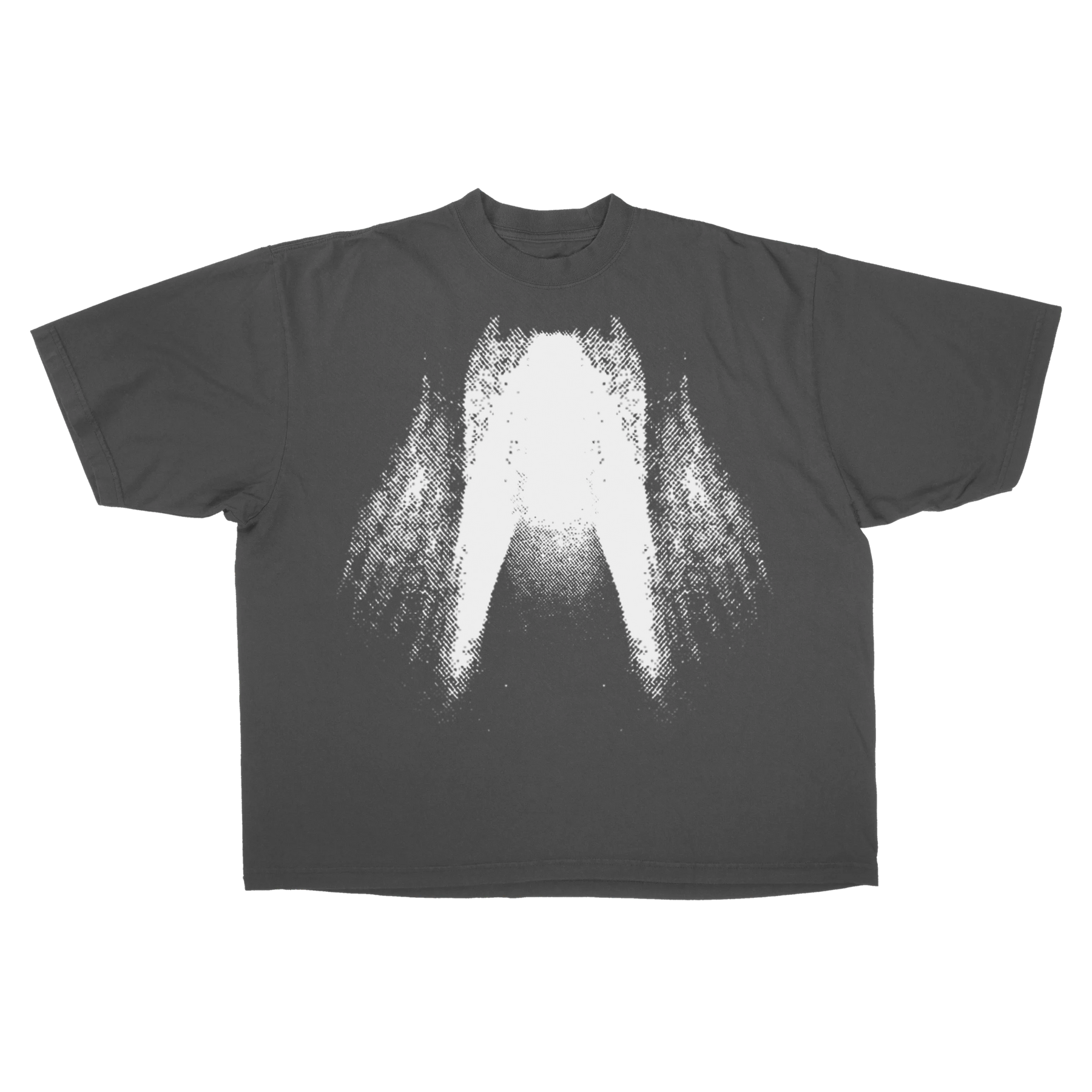 St Ghost Drop Tee - Grey - Front