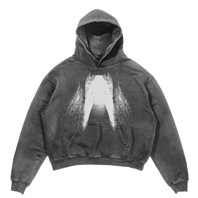 St Ghost Hoodie - Grey - Front