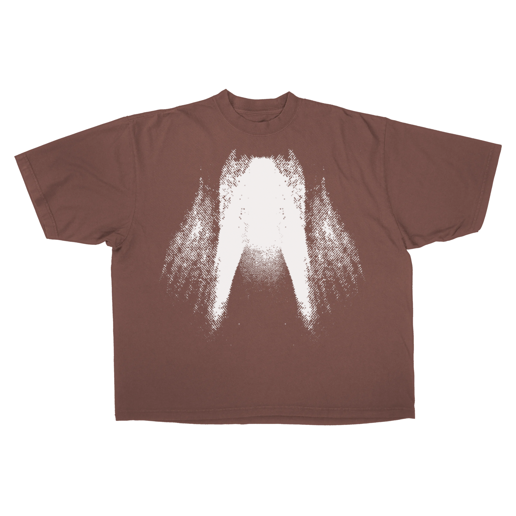 St Ghost Drop Tee - Mocha - Front