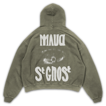 St Ghost Hoodie - Olive - Back