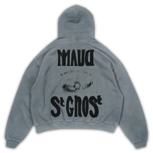 St Ghost Hoodie - Sage - Back