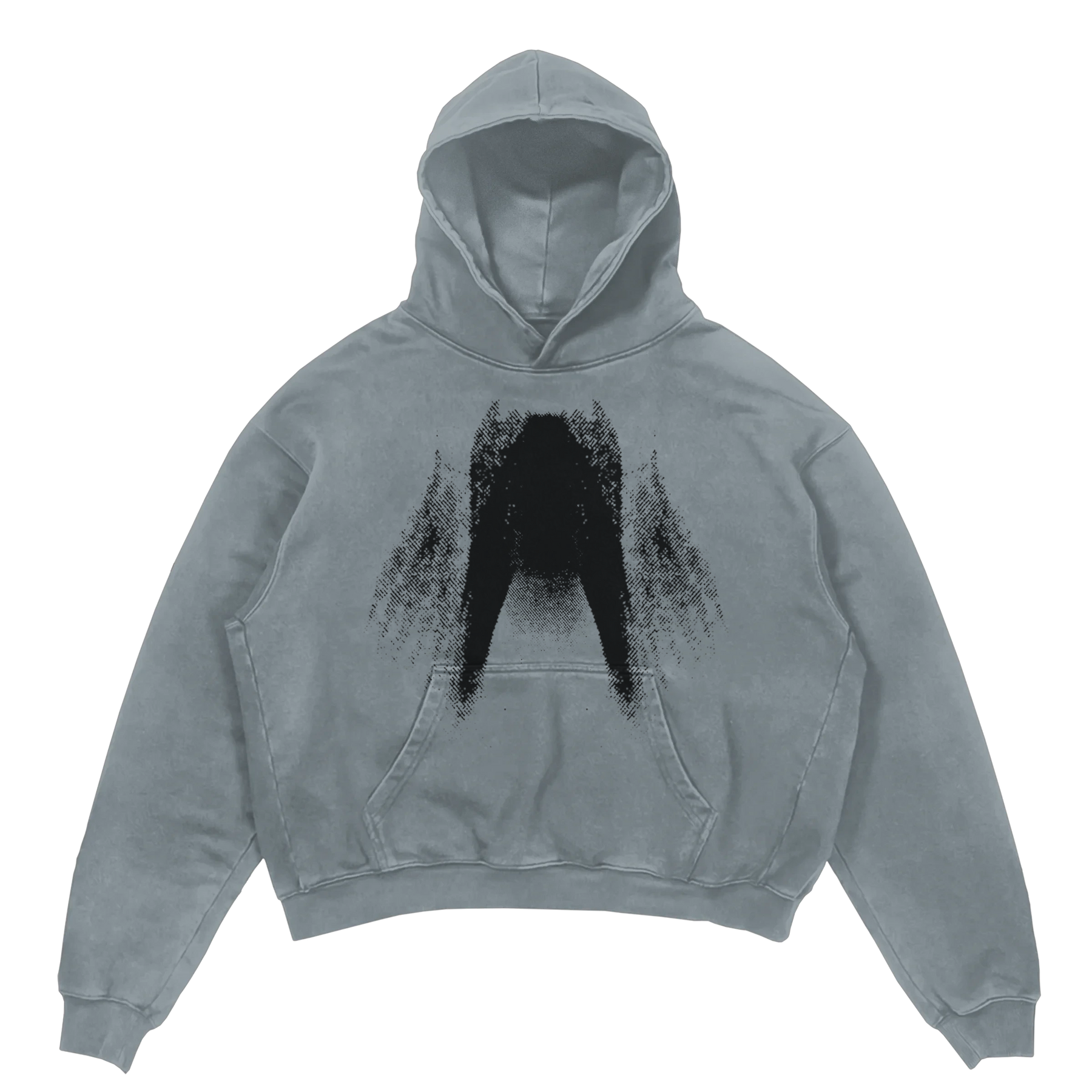 St Ghost Hoodie - Sage - Front