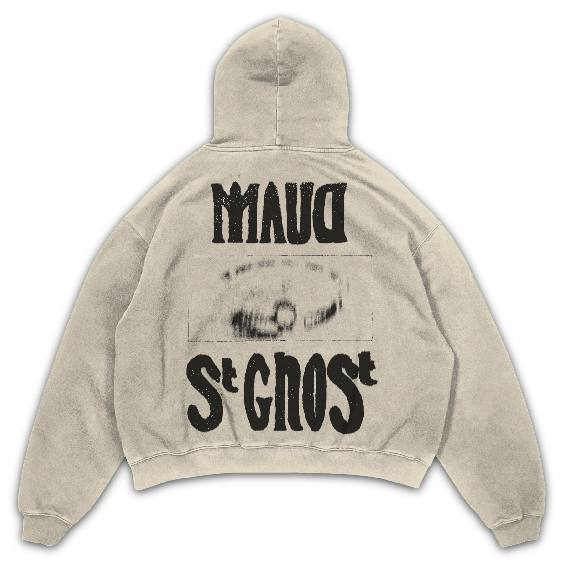 St Ghost Hoodie - Sand - Back