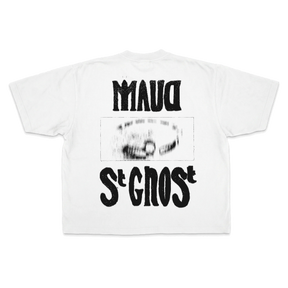 St Ghost Drop Tee - White - Back