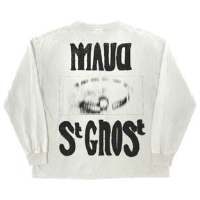 St Ghost L/S Tee - White - Back