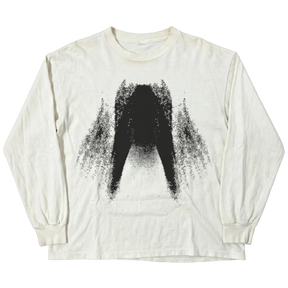 St Ghost L/S Tee - White - Front