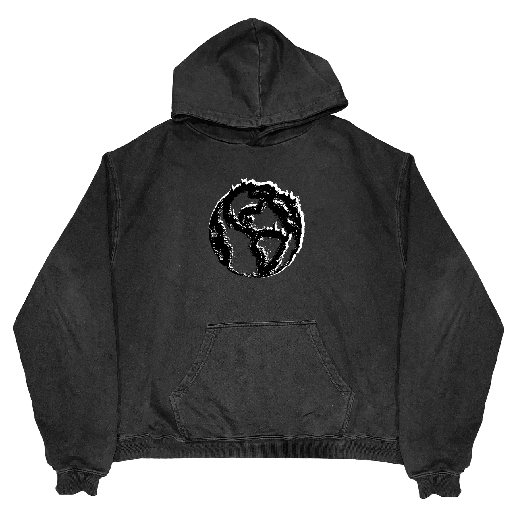 CIRCLE BURNING HOODIE