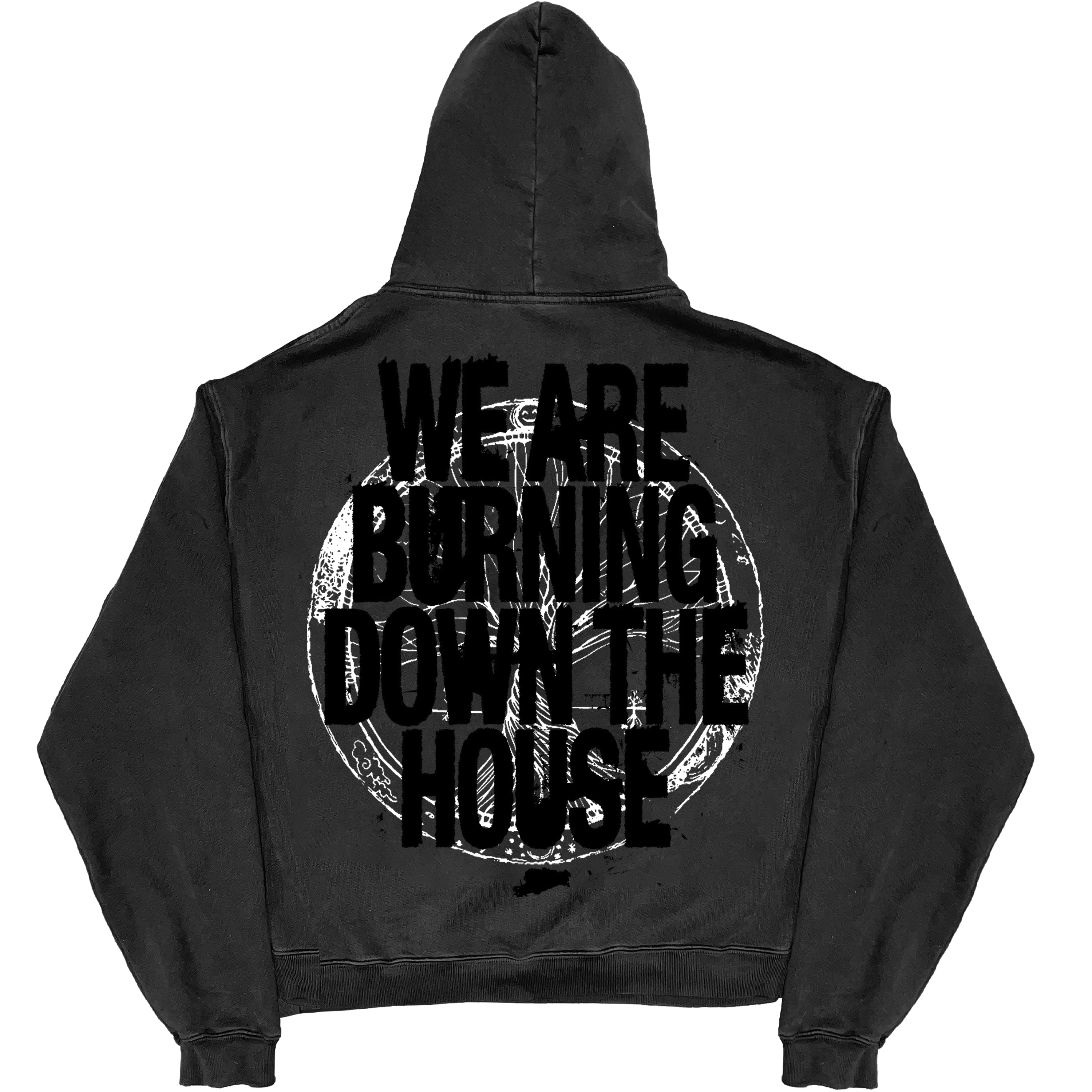 CIRCLE BURNING HOODIE