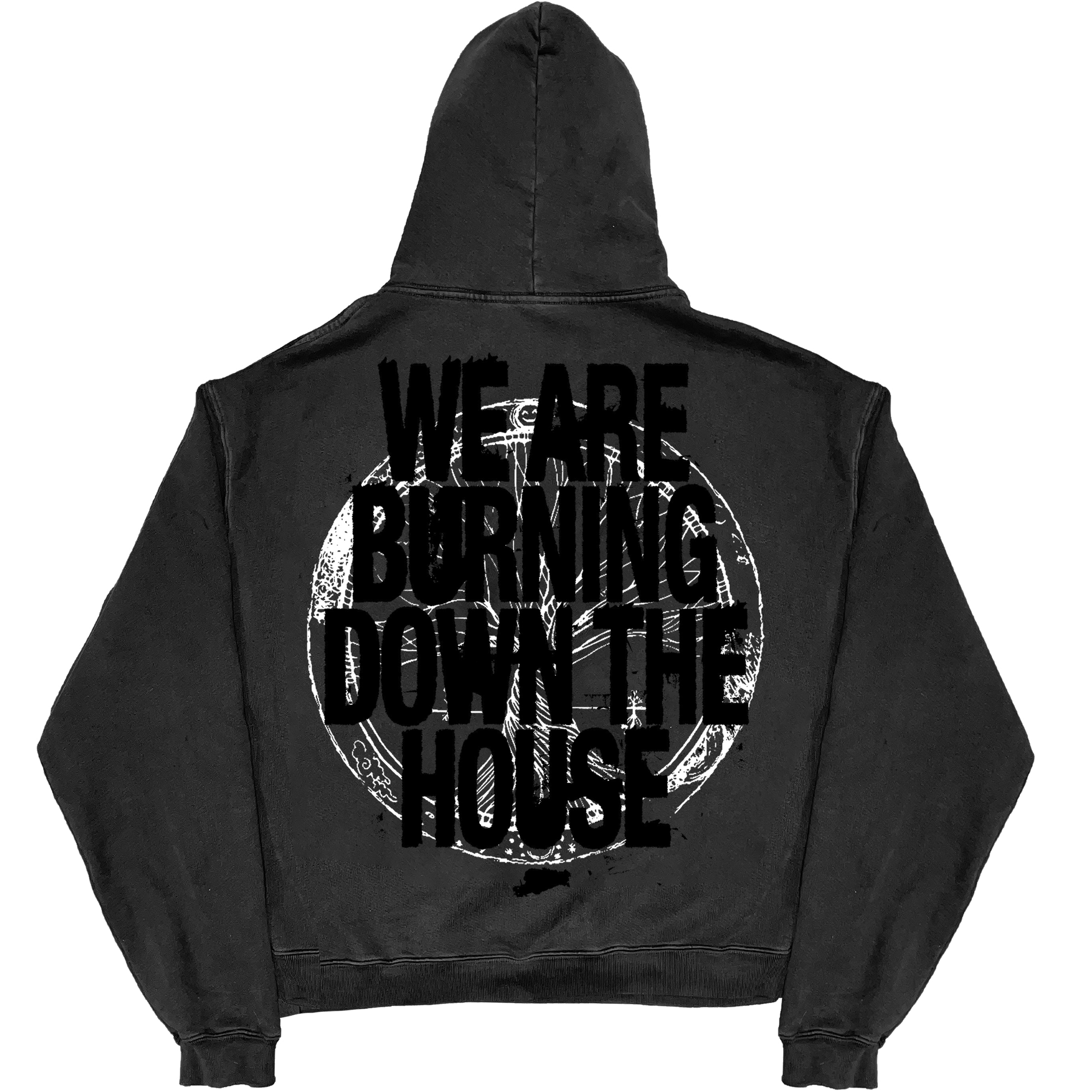CIRCLE BURNING HOODIE