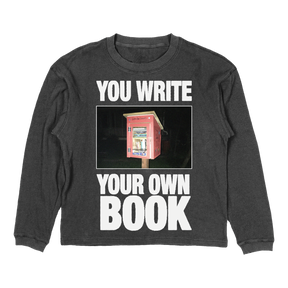 Library Thermal in grey — YOU WRITE YOUR OWN BOOK little free library graphic