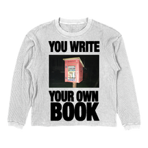 Library Thermal in white — YOU WRITE YOUR OWN BOOK little free library graphic