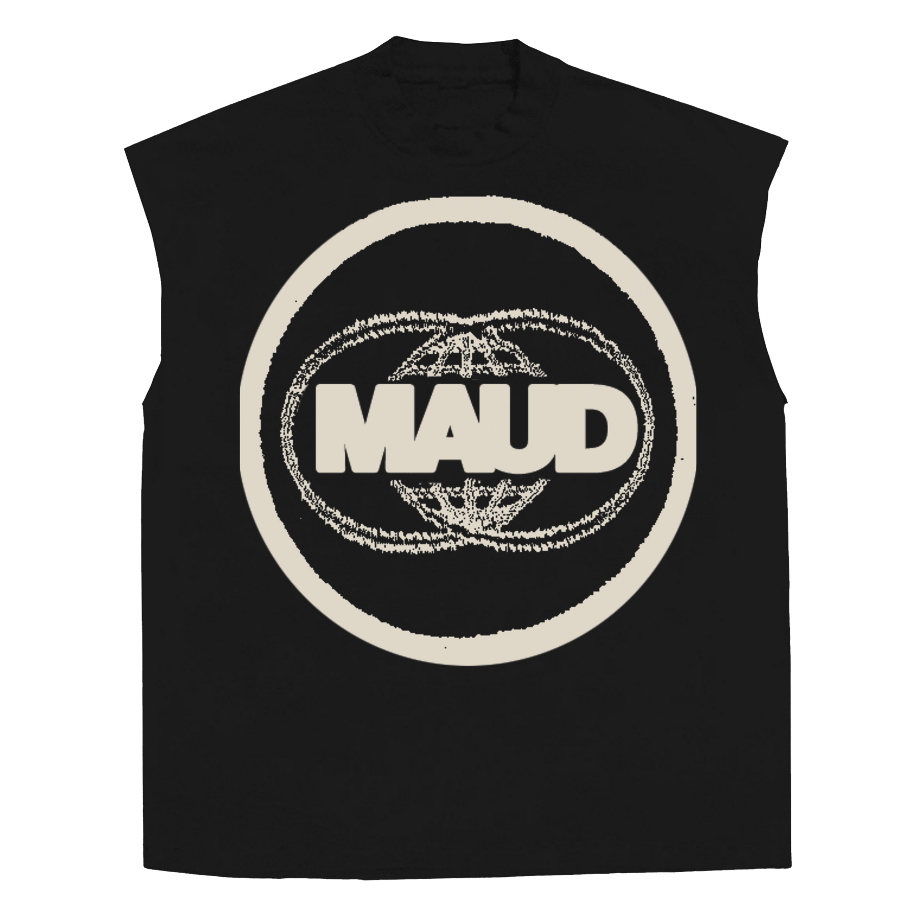 Worldwide Sleeveless Tee - Black - Front