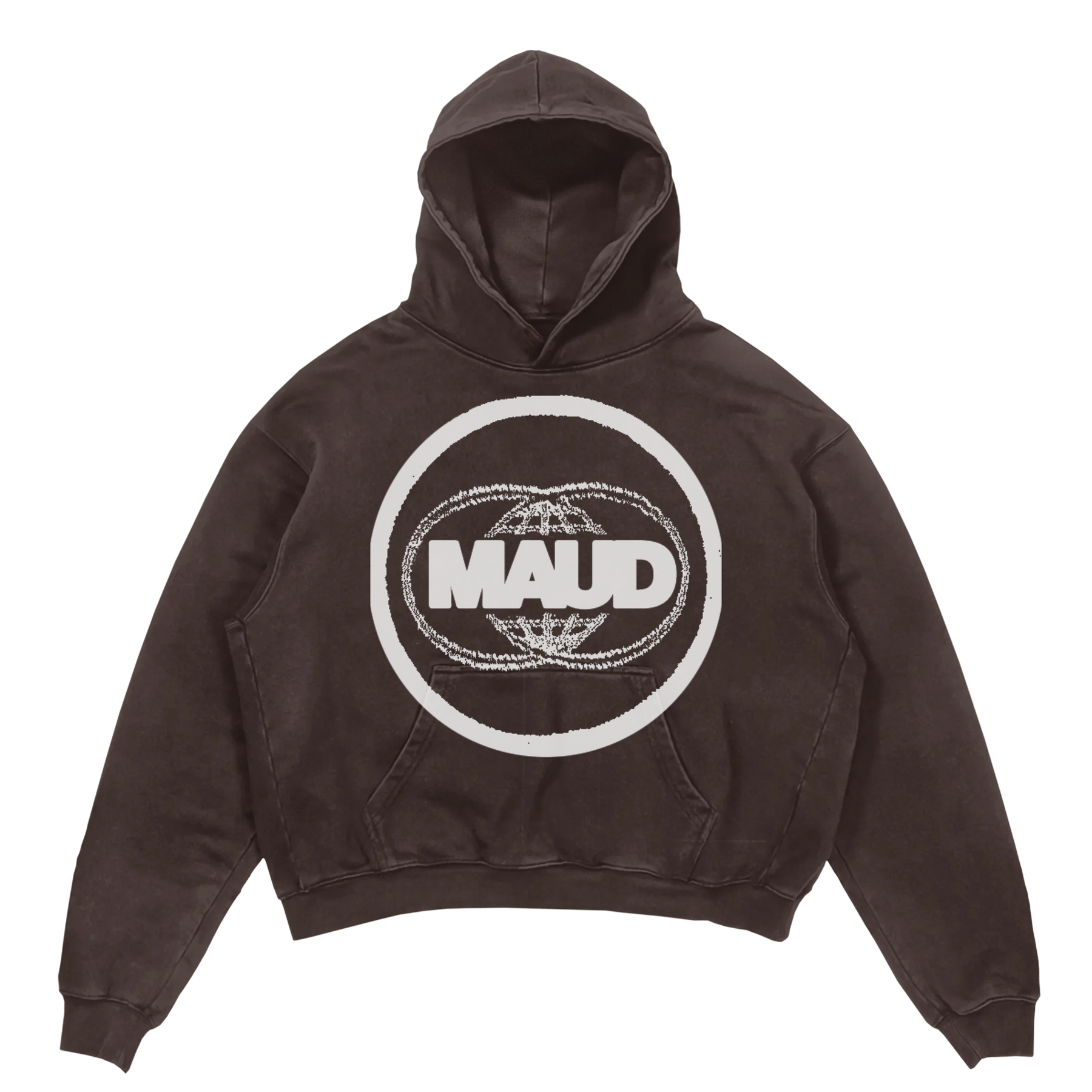 Worldwide Hoodie - Brown - Front