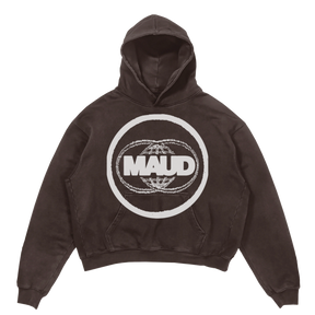 Worldwide Hoodie - Brown - Front