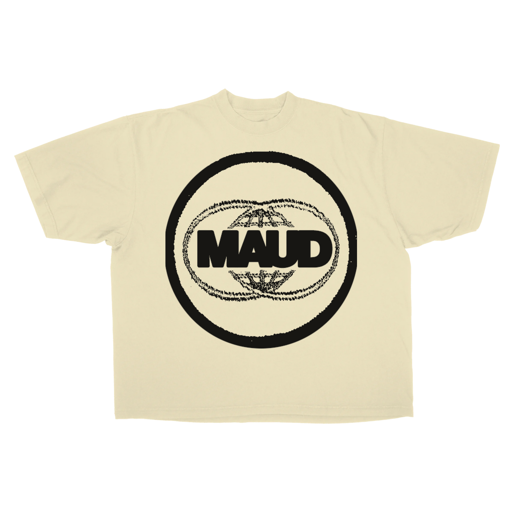 Worldwide Drop Tee - Cream - Front