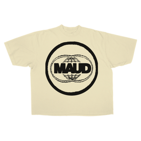Worldwide Drop Tee - Cream - Front