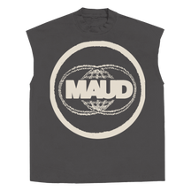 Worldwide Sleeveless Tee - Grey - Front