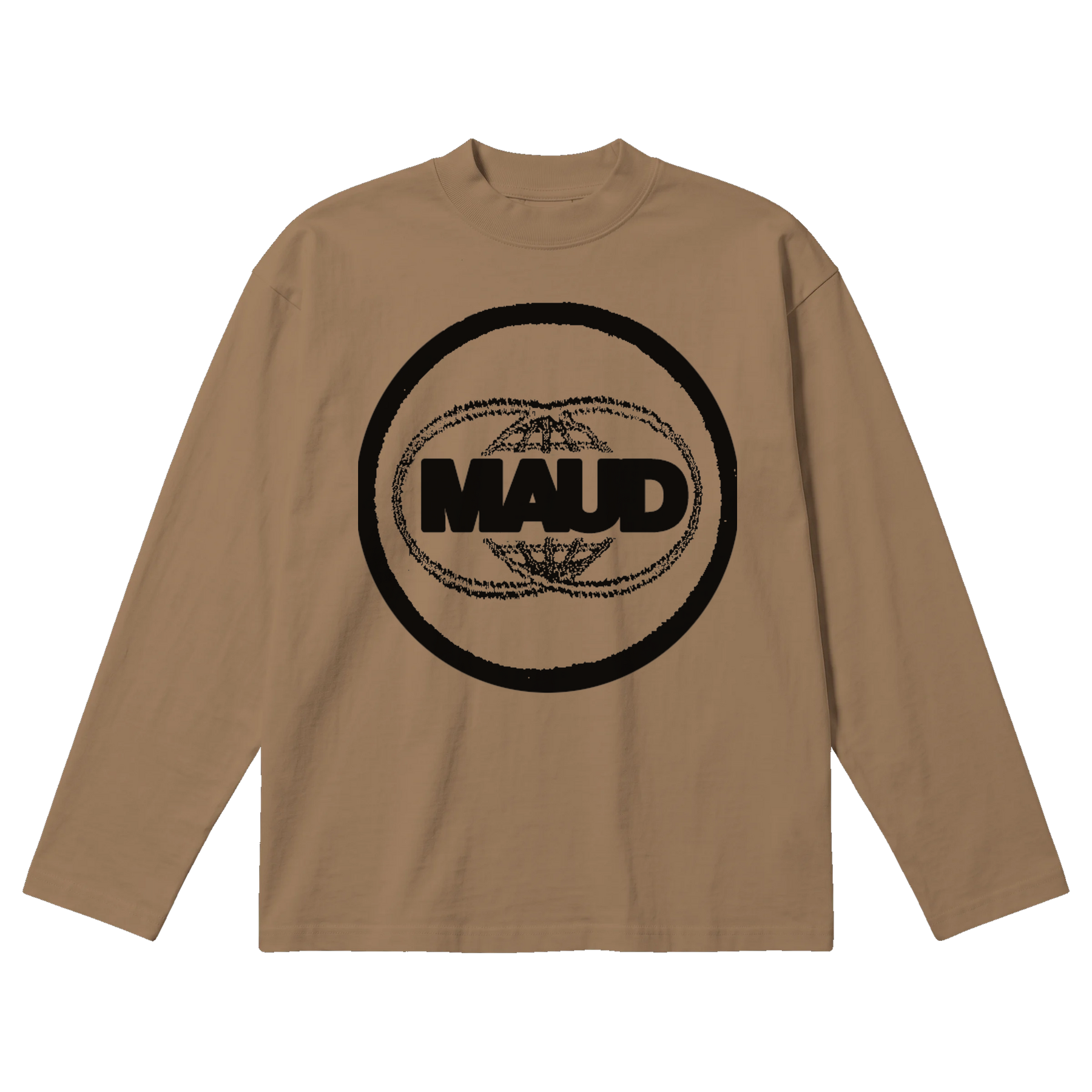 Worldwide Baggy L/S Tee - Latte - Front
