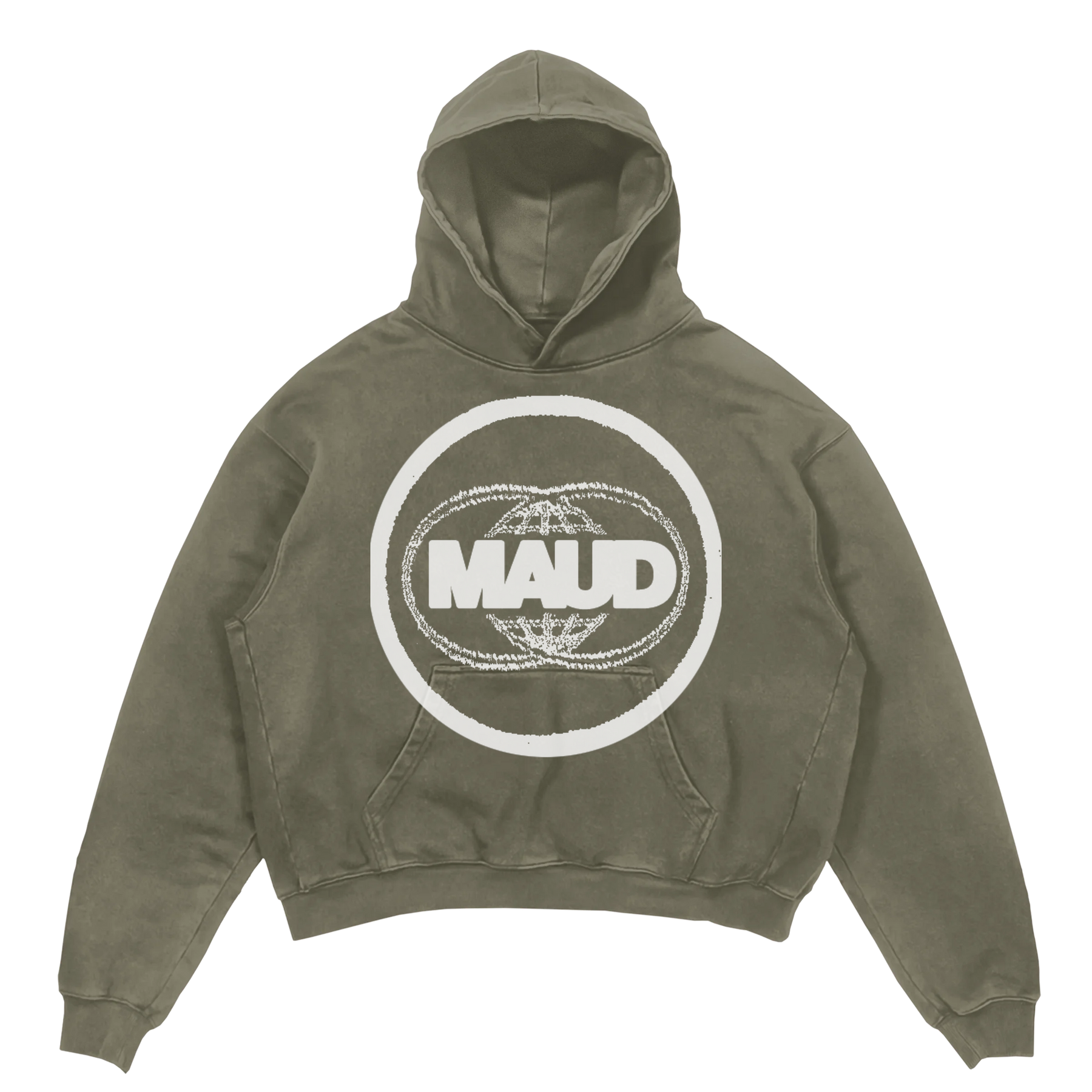 Worldwide Hoodie - Olive - Front