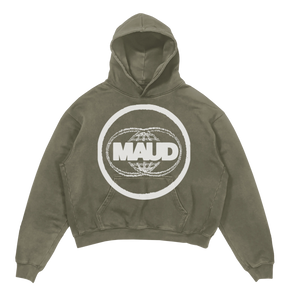 Worldwide Hoodie - Olive - Front
