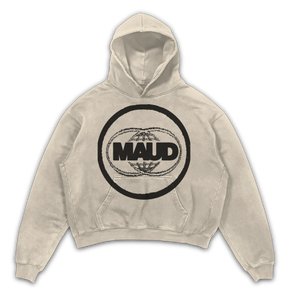 Worldwide Hoodie - Sand - Front