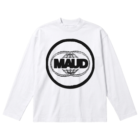 Worldwide Baggy L/S Tee - White - Front