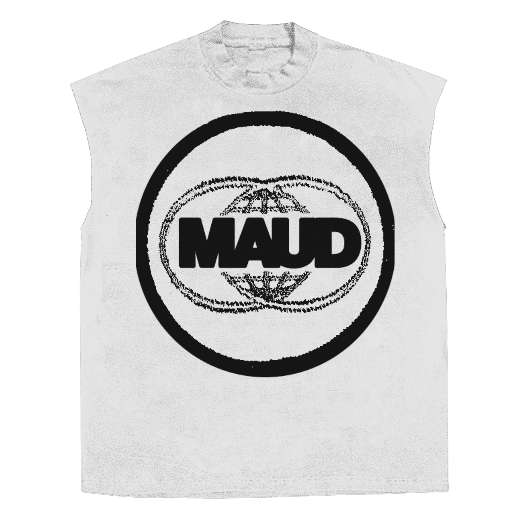 Worldwide Sleeveless Tee - White - Front