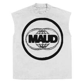 Worldwide Sleeveless Tee - White - Front