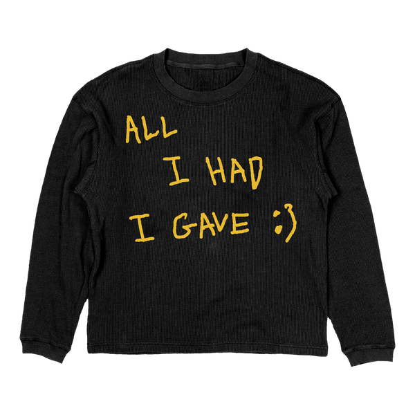 Be Happy Thermal - Black - Front