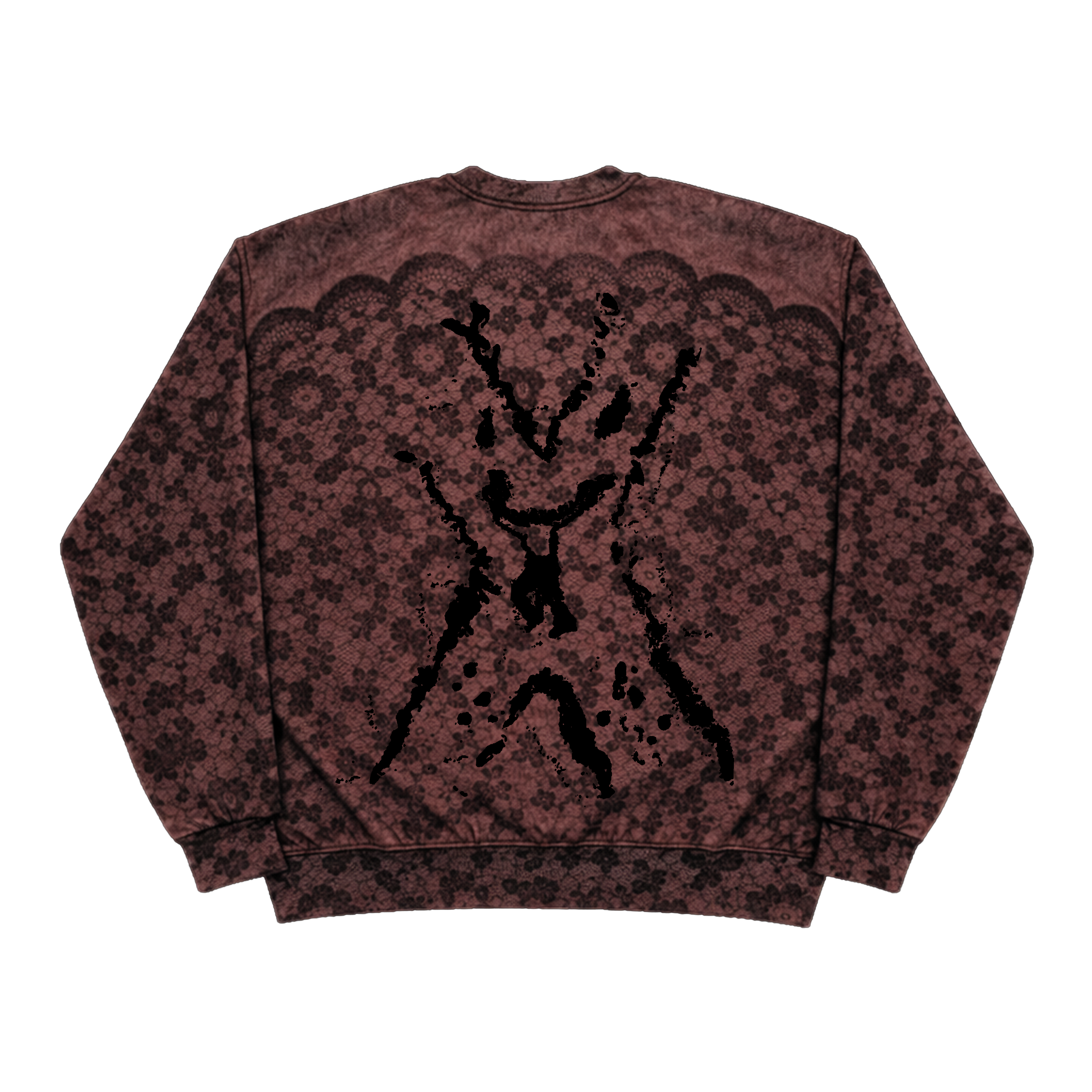 MOCHA FLOWER CREWNECKS