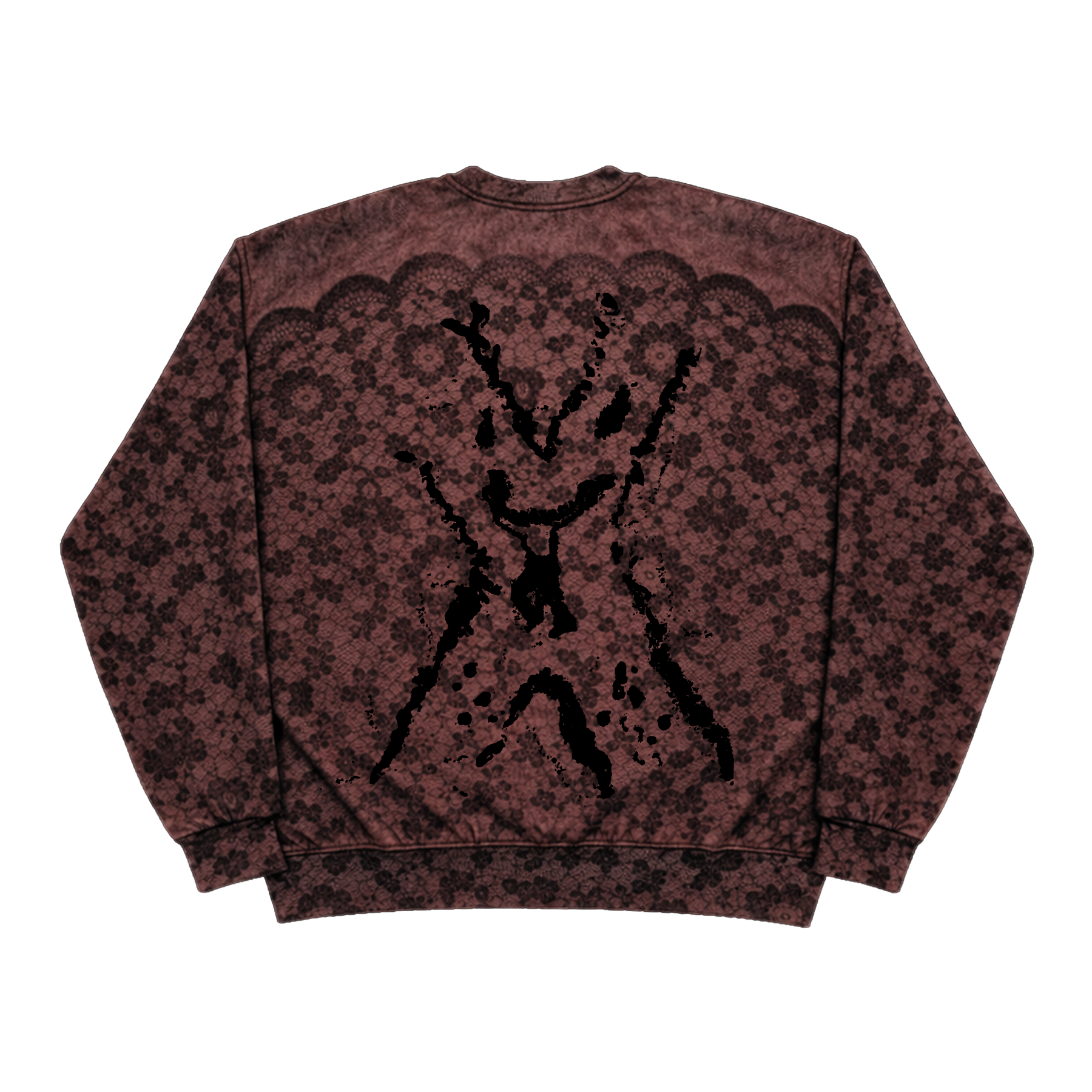 MOCHA FLOWER CREWNECKS