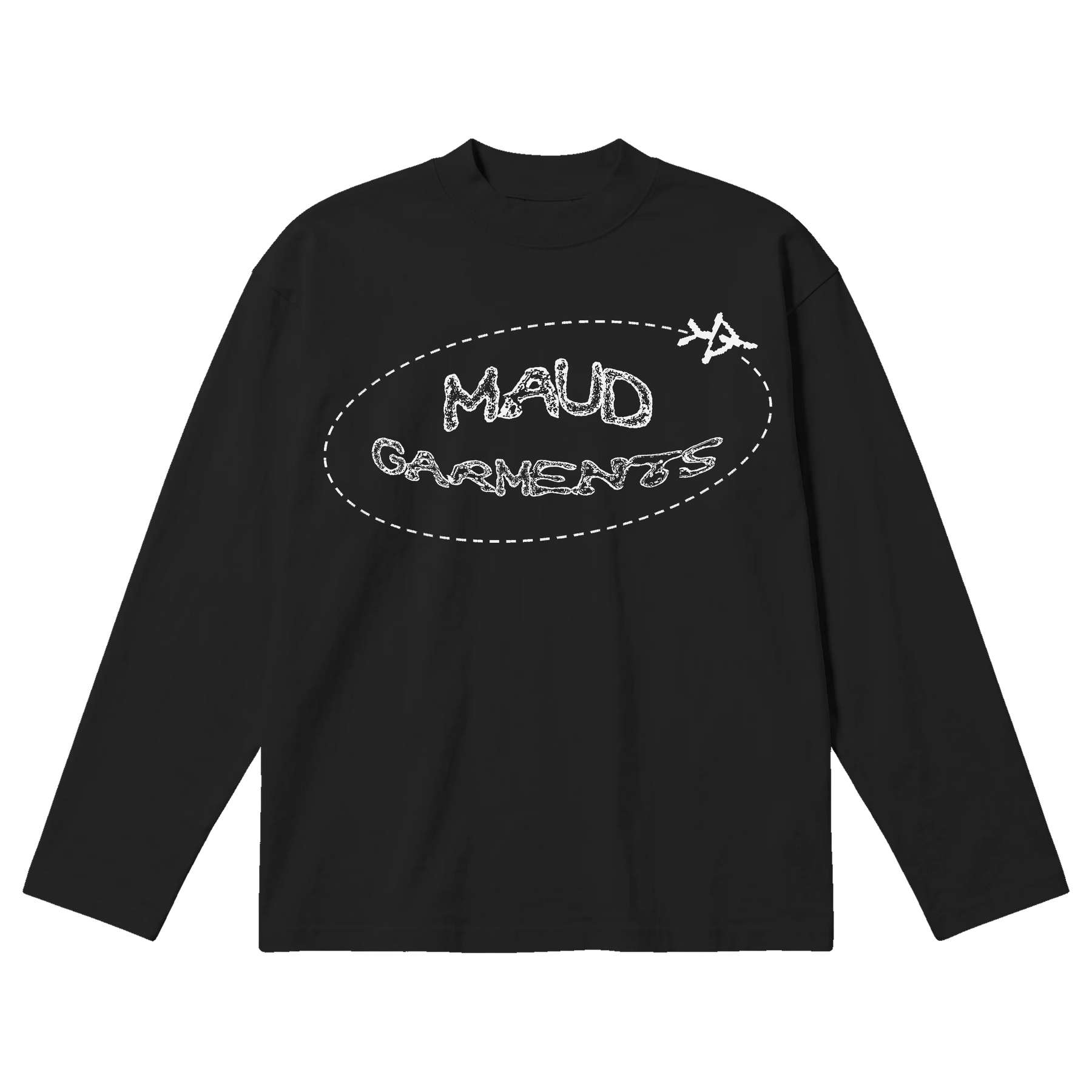 Departure Baggy L/S Tee - Black - Front