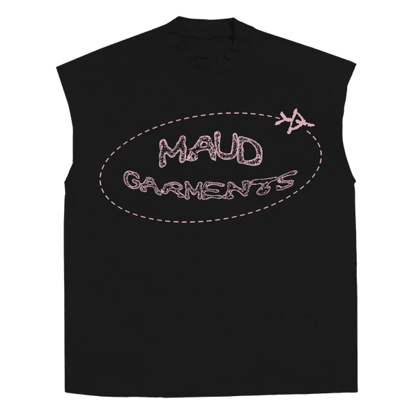 Departure Sleeveless Tee - Black - Front