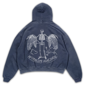 Departure Hoodie - Blue - Back